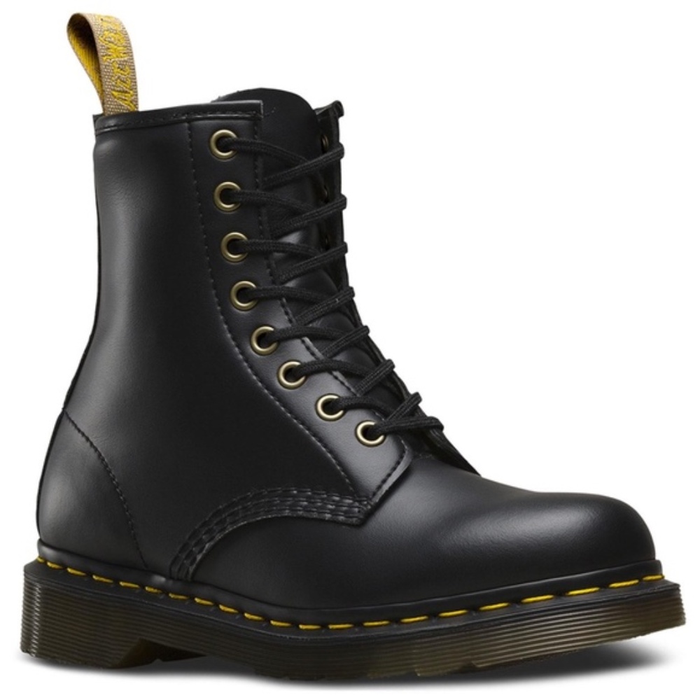 Dr. Martens Women's 1460 Vegan Black Felix Rub Off